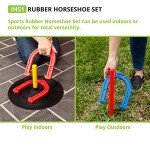 Champion Sports Red Horseshoe Set for Mancaves