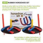 Champion Sports Red Horseshoe Set for Mancaves