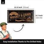 Cigar Bar & Whiskey Lounge Vintage Sign