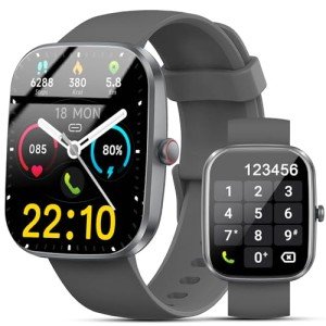 Fitness Smartwatch with Call and Activity Tracker