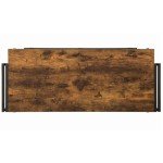 Bowery Hill Wood & Metal Home Bar Unit