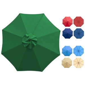 9 ft Replacement Canopy for Patio Umbrellas