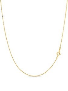 Trendy 18K Gold Plated Box Chain Necklace