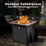 30-Inch 50,000 BTU Outdoor Gas Fire Pit Table