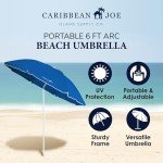 Portable Adjustable Beach Umbrella with UV Protection