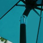 Teal Blue 9' Patio Umbrella for Mancave