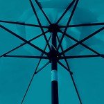 Teal Blue 9' Patio Umbrella for Mancave