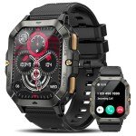 Military Smart Watch for Men: Fitness & Calls