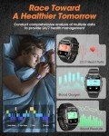 Military Smart Watch for Men: Fitness & Calls