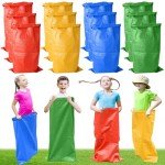 12PC Potato Sack Race Bags for Family Fun