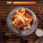 Sweetcrispy Tabletop Fire Pit for Outdoors