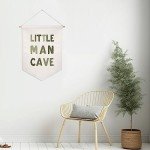 Little Man Cave Pennant Flag Wall Art