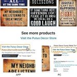 Funny Music Metal Sign for Mancave Decor