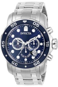 Invicta Pro Diver Stainless Steel Blue Dial Watch