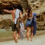 8-Foot Beach Umbrella with Sand Anchor - Blue