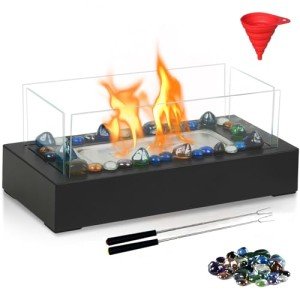 Mini Tabletop Fire Pit for Indoor/Outdoor Use