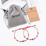 Kabbalah Red String Bracelet with Evil Eye Protection