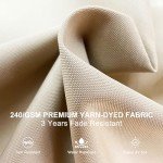 10ft Heavy Duty Cantilever Patio Umbrella - Beige