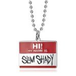 Yonghao Pavilion Men's Hip Hop Dog Tag Necklace