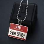 Yonghao Pavilion Men's Hip Hop Dog Tag Necklace
