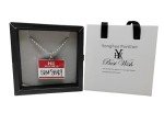 Yonghao Pavilion Men's Hip Hop Dog Tag Necklace