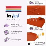 9-Foot Apple Red Outdoor Umbrella with Tilt