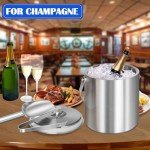 Stainless Steel Insulated Ice Bucket for Parties