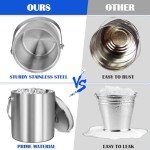 Stainless Steel Insulated Ice Bucket for Parties