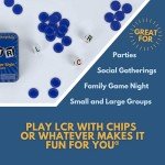 LCR® Left Center Right™ Dice Game in Blue Tin