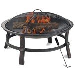 29" Wood Burning Fire Pit Bowl for Outdoor Fun