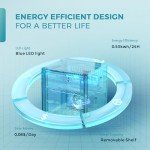 48 Can Mini Beverage Fridge with Glass Door