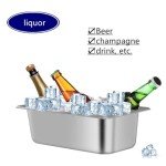 Stainless Steel Ice Bucket for Parties and Drinks