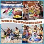 24-Piece Oval Storage Tub with Handles