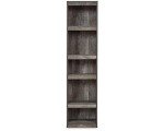 Wynnlow Rustic Pier-Style 72" Bookcase in Gray