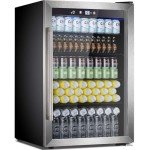 Joy Pebble 4.4 Cu.Ft Beverage Cooler Mini Fridge