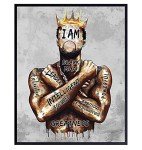 Inspirational Black Man Motivational Wall Art