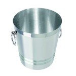 Large Stainless Steel Champagne Bucket with Handles