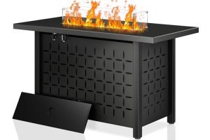 Shintenchi 43" Propane Fire Pit Table