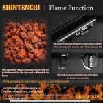 Shintenchi 43" Propane Fire Pit Table
