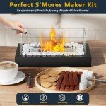 Portable Tabletop Fire Pit & S'mores Maker