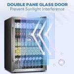 Joy Pebble 4.4 Cu.Ft Beverage Cooler Mini Fridge