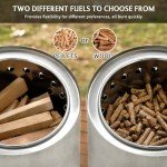 Compact Smokeless Tabletop Fire Pit for Outdoors