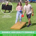 GoSports Regulation Wooden Cornhole Boards Set