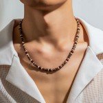 Men's Puka Shell Beach Surfer Necklace - Style C