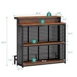 YITAHOME Mini Bar with Music LED Lights