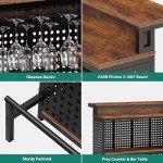 YITAHOME Mini Bar with Music LED Lights