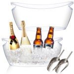 Champagne Ice Buckets Set for Parties - 2pcs