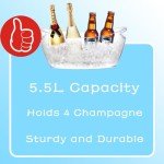 Champagne Ice Buckets Set for Parties - 2pcs