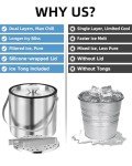 Insulated 3L Ice Bucket with Lid and Tongs