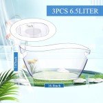 Larger Acrylic Ice Bucket Set for Parties